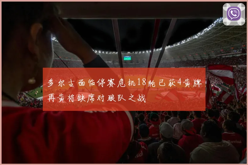 多尔古面临停赛危机18轮已获4黄牌再黄将缺席对狼队之战